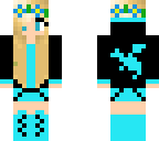blue girl