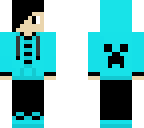 blue hooded creeper