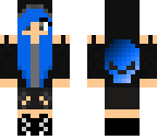 blue skull