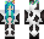 cow girl blue hair