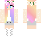 cute rainbow haired teen