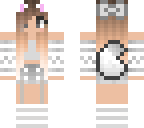 kawaii white wolf girl