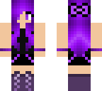 purple cyber girl