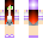 purple summer girl