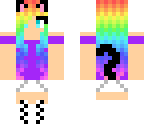 rainbow haired neko