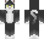 black and white kitty