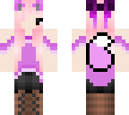 chibi purple cat