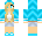 cute blue girl