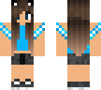 cute blue girl