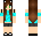 cute blue girl