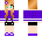 cute purple girl