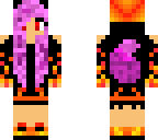 fire pink haired fox