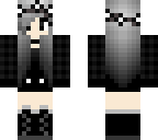 girl dressed in black
