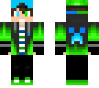green and blue