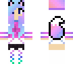 neon wolf girl edit