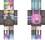 rainbow girl