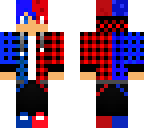 red blue
