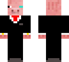 robot pig in suit