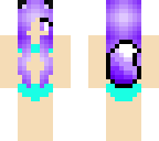 bathing suit  fox skin
