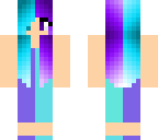 blue and purple skin