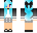 blue cool girl