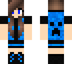 blue creeper girl