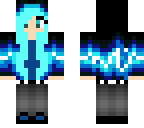 blue girl