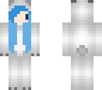 blue polar bear chibi girl