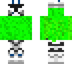 blue storm trooper with green jacket