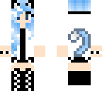 cat girl with blue hair edited
