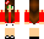 custom red-orange summer outfit