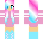 cute cotton candy girl