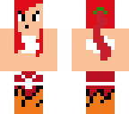 erza with white tasels