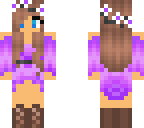 girl in purple dress