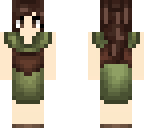 green dress