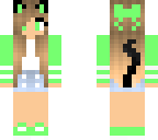 mint cat girl