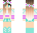 pink and mint girl