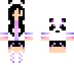 pink and purple panda