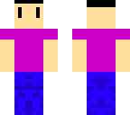 purple shirt guy