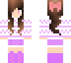 snow dressed girl