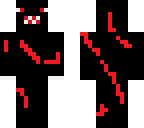tortured black wolf