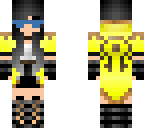 yellow warrior with glasses
