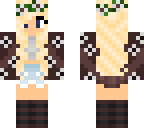 basic girl with flower crown