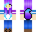 blue and purple wolf