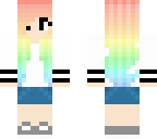cool rainbow girl
