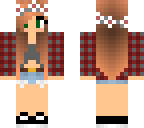 cute flannel girl