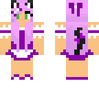 cute purple maid michi