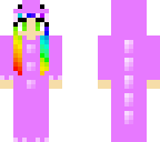 dino rainbow girl