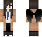 female castiel with wings