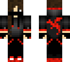 girly red and black ninja